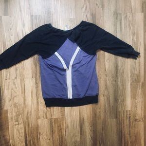 💜te Verde open back yoga sweatshirt💜